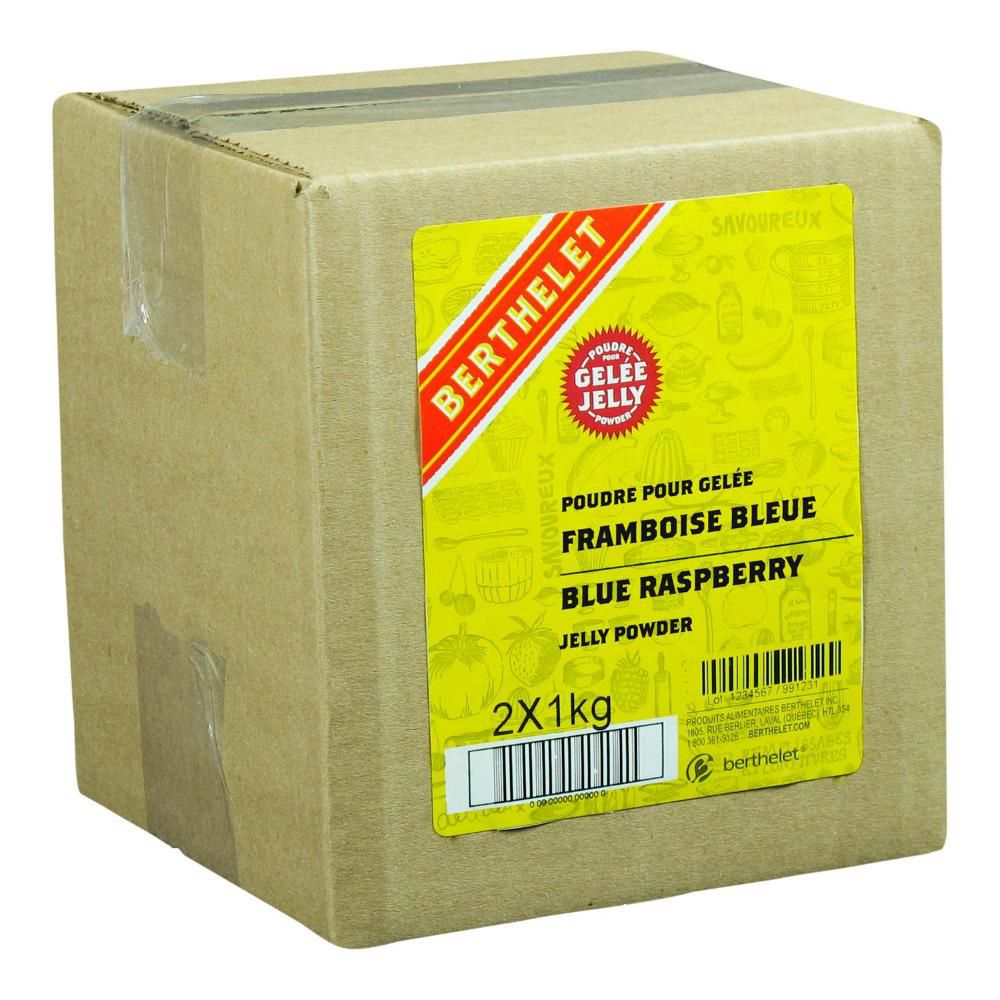 Berthelet Blueberry Raspberry Jelly Powder, 1 Kg -- 2 Per Case