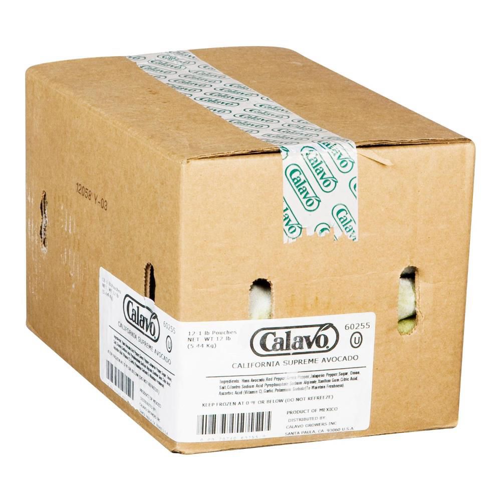Calavo Sauce Guacamole Suprême Californienne, 454 G -- 12 Par Boîte