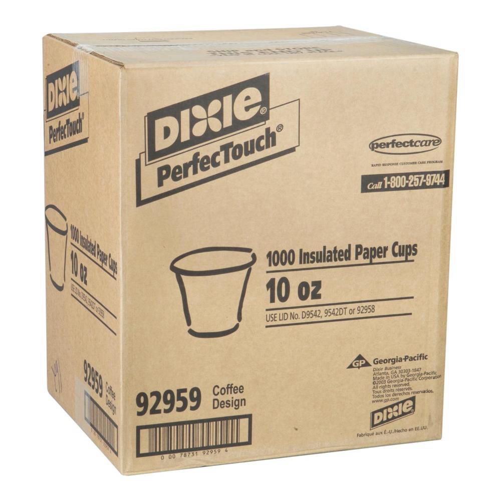 Perfectouch Hot Paper Drink Cups, 10 Oz -- 20 Per Case