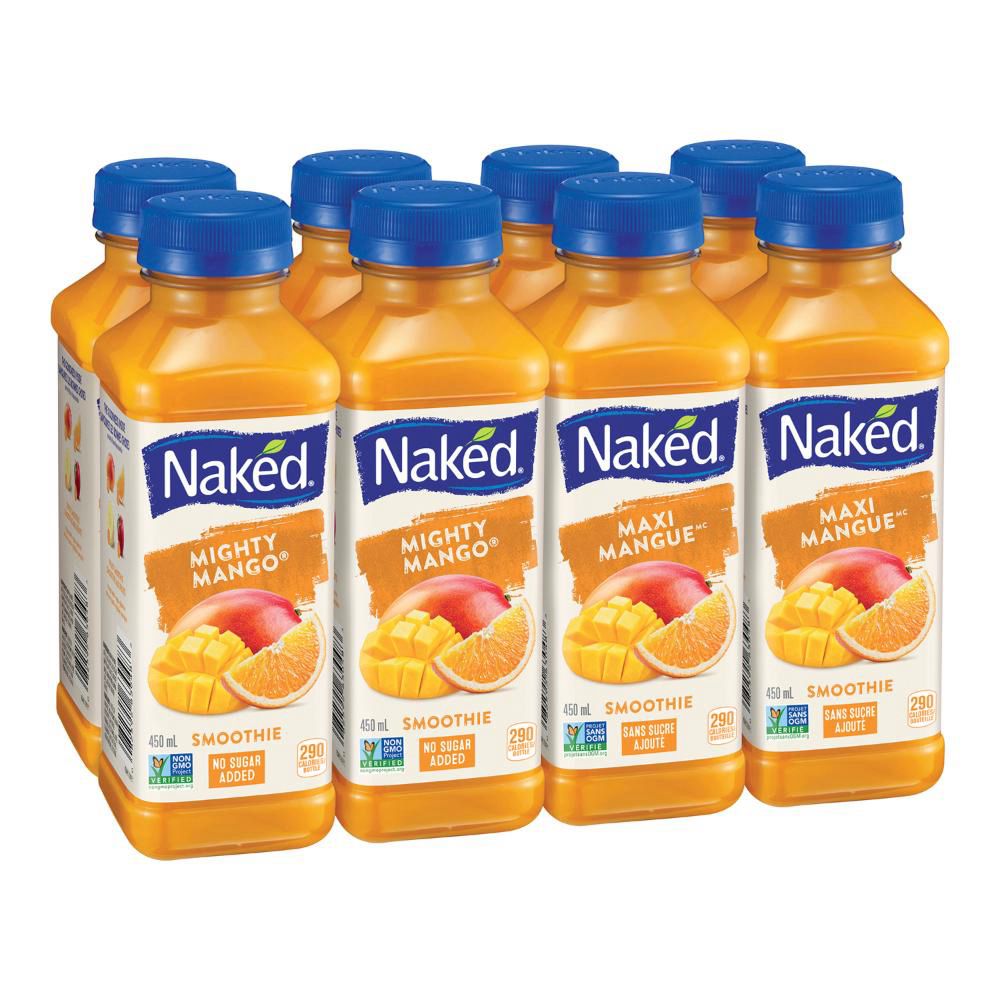 Naked Mighty Mango Smoothie, 450 Ml -- 8 Per Case
