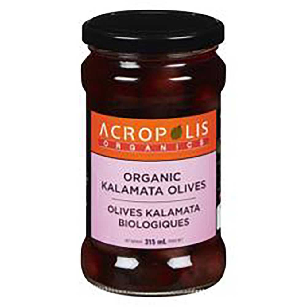 Acropolis Organics Whole Kalamata Olives, 315 Ml -- 6 Per Case