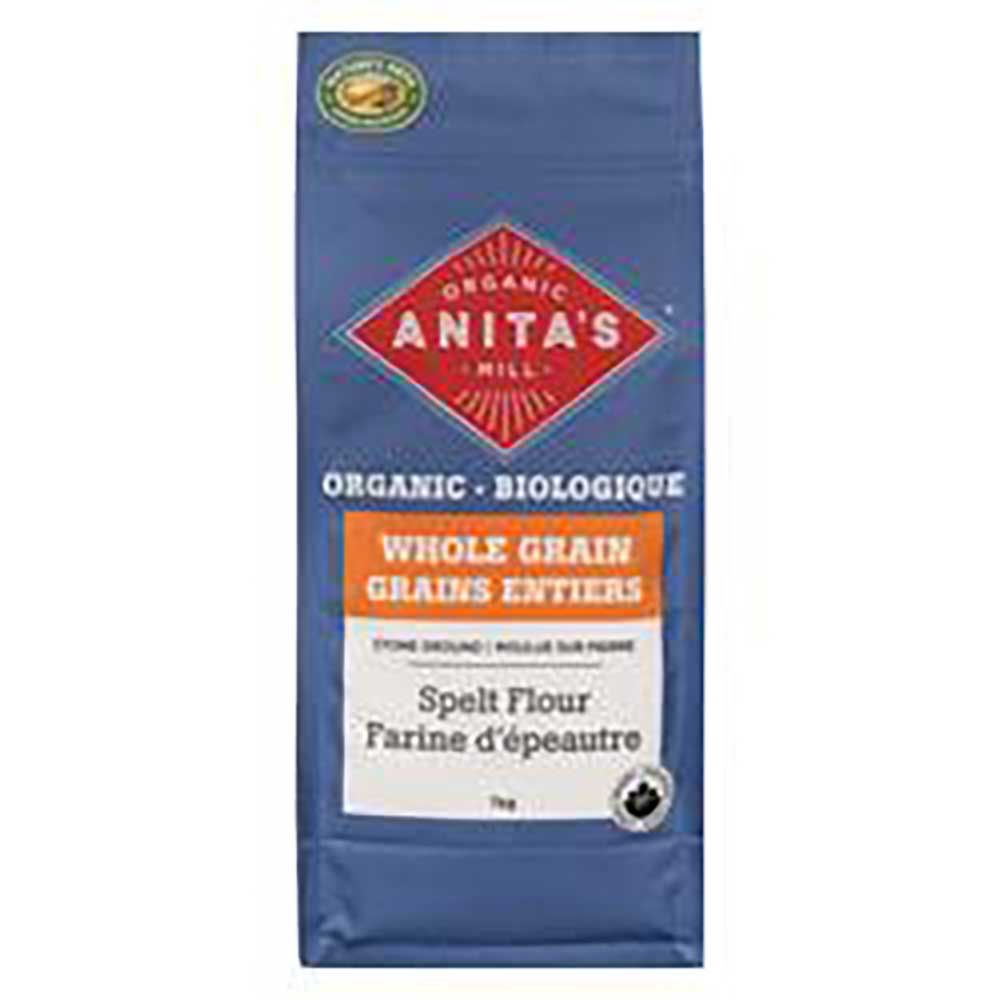 Anita's Organic Mill Farine D'épeautre Moulue Sur Pierre, 1 Kg -- 4 Par Boîte