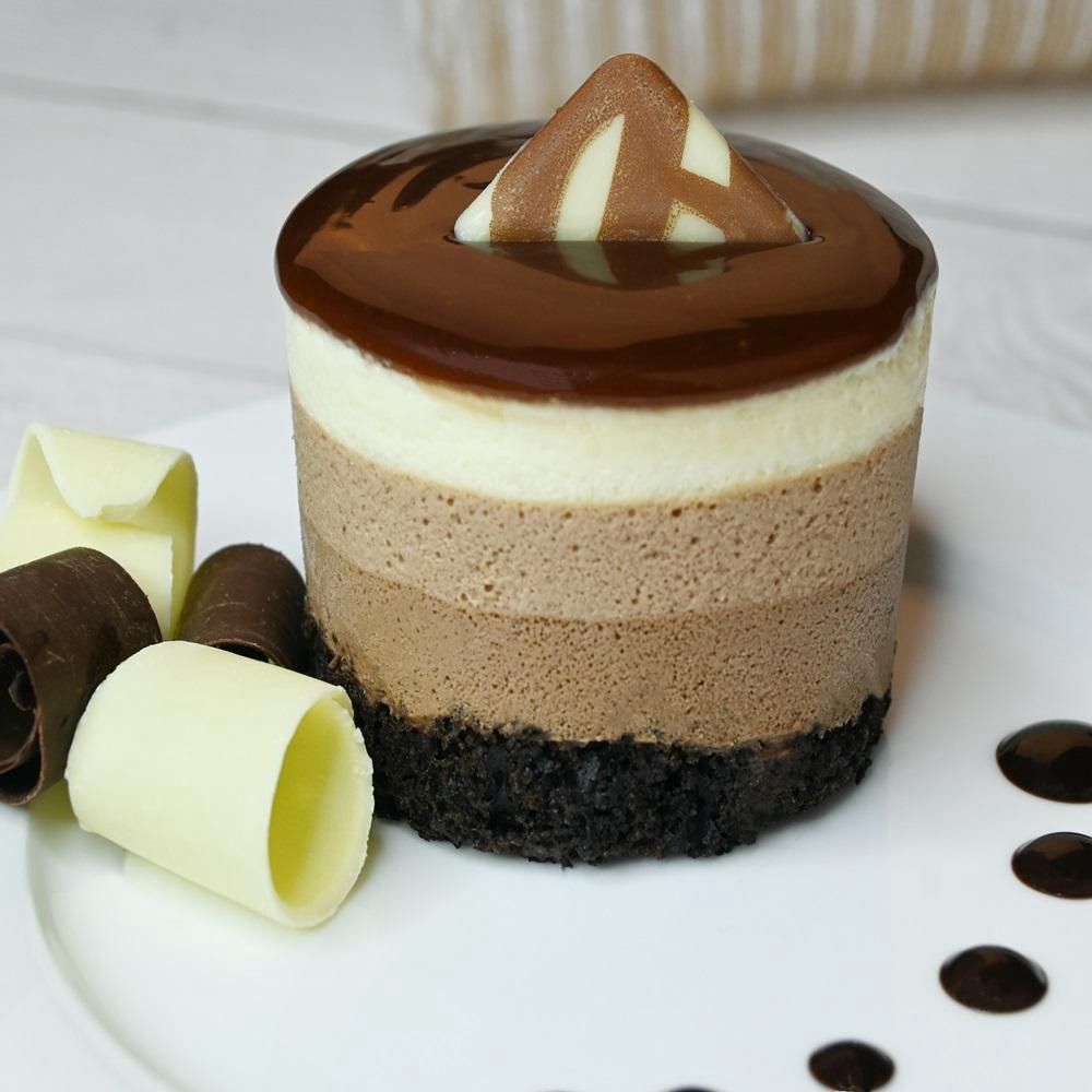 Hafner Baladin 3 Chocolate Mousse Cake, 70 G -- 24 Per Case