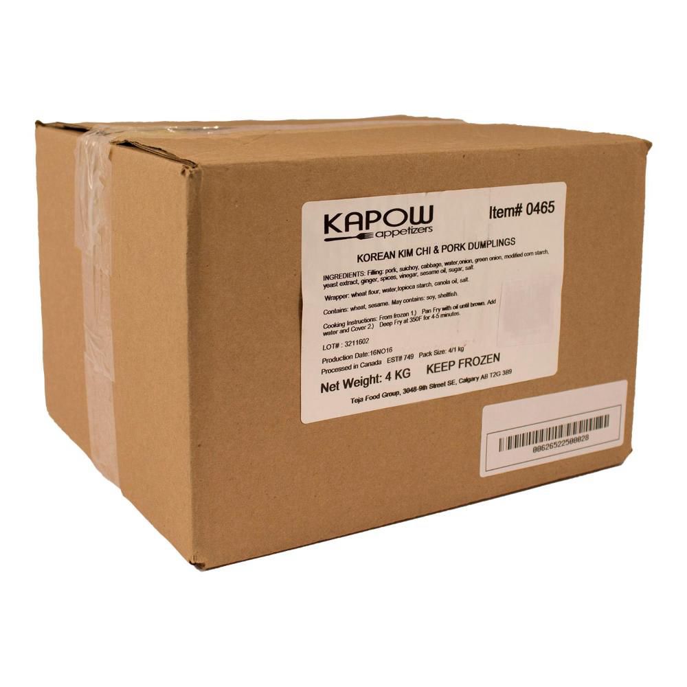 Kapow Korean Dumpling Pork/kimchi Gyoza, 1 Kg -- 4 Per Case