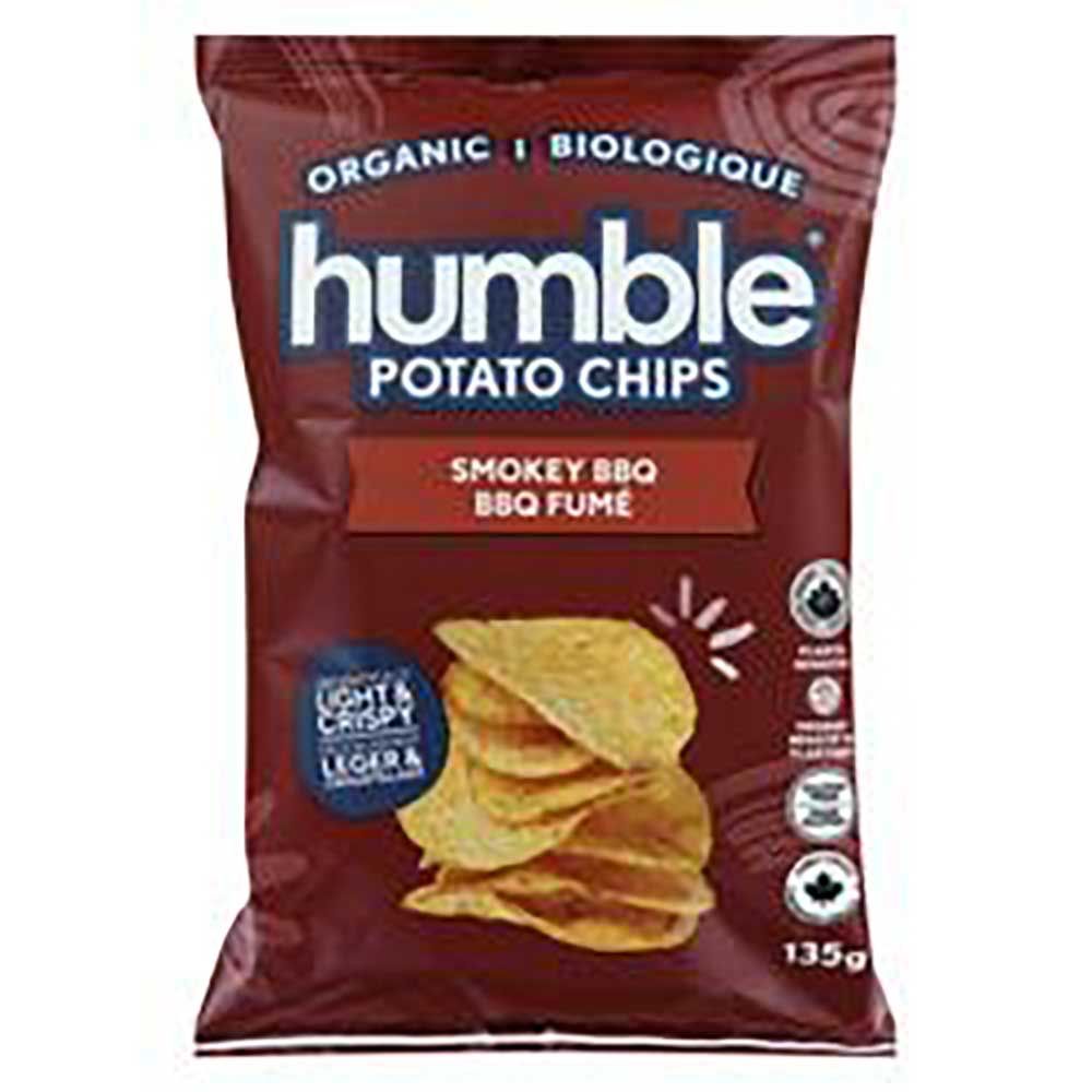 Humble Smokey Bbq Potato Chips, 135 G -- 12 Per Case