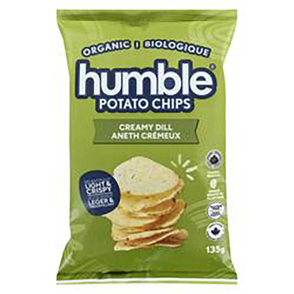 Humble Creamy Dill Potato Chips, 135 G -- 12 Per Case