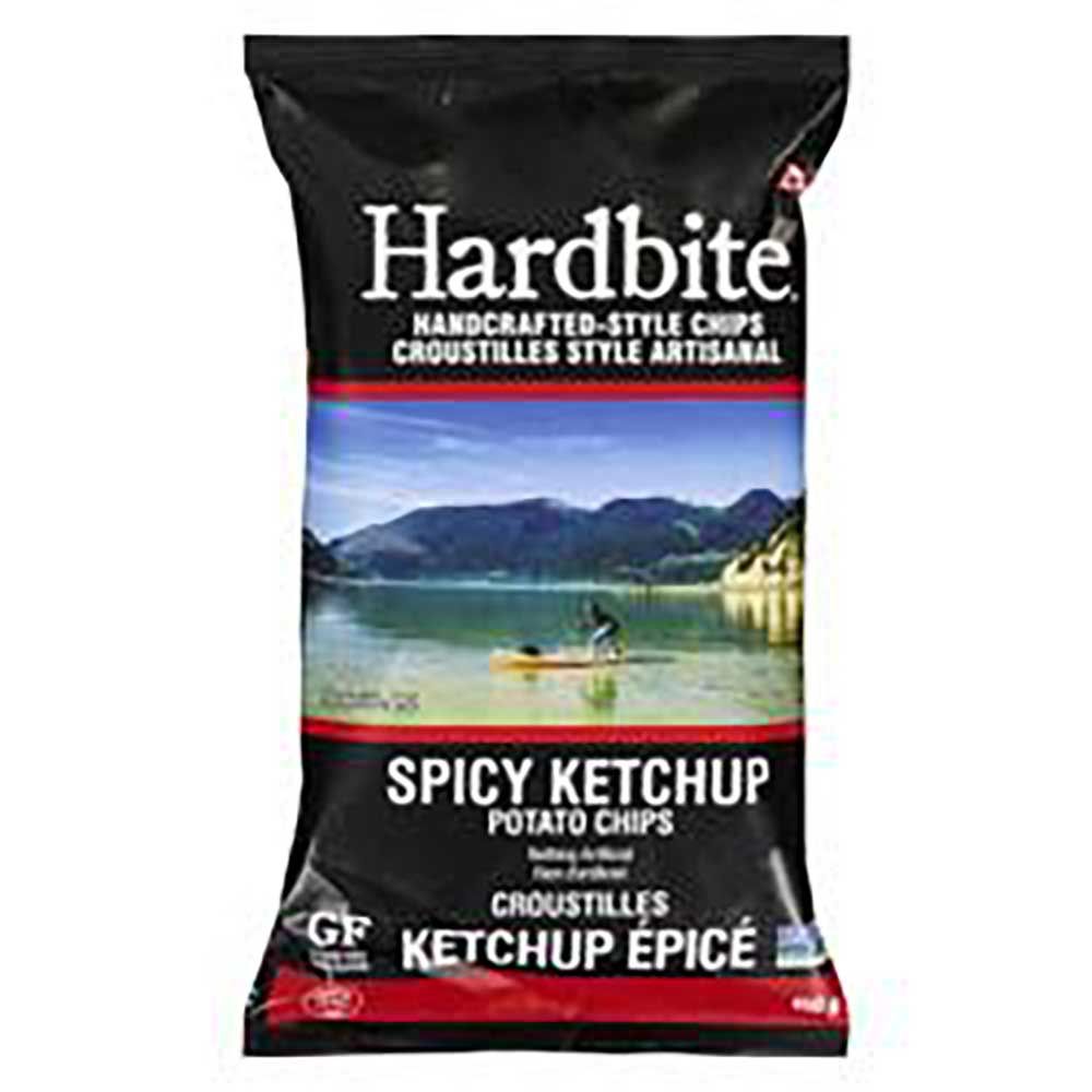 Hardbite Spicy Ketchup Potato Chips, 150 G -- 15 Per Case