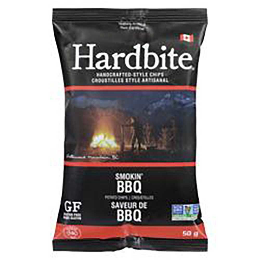Hardbite Smokin Bbq Chips, 50 G -- 30 Per Case