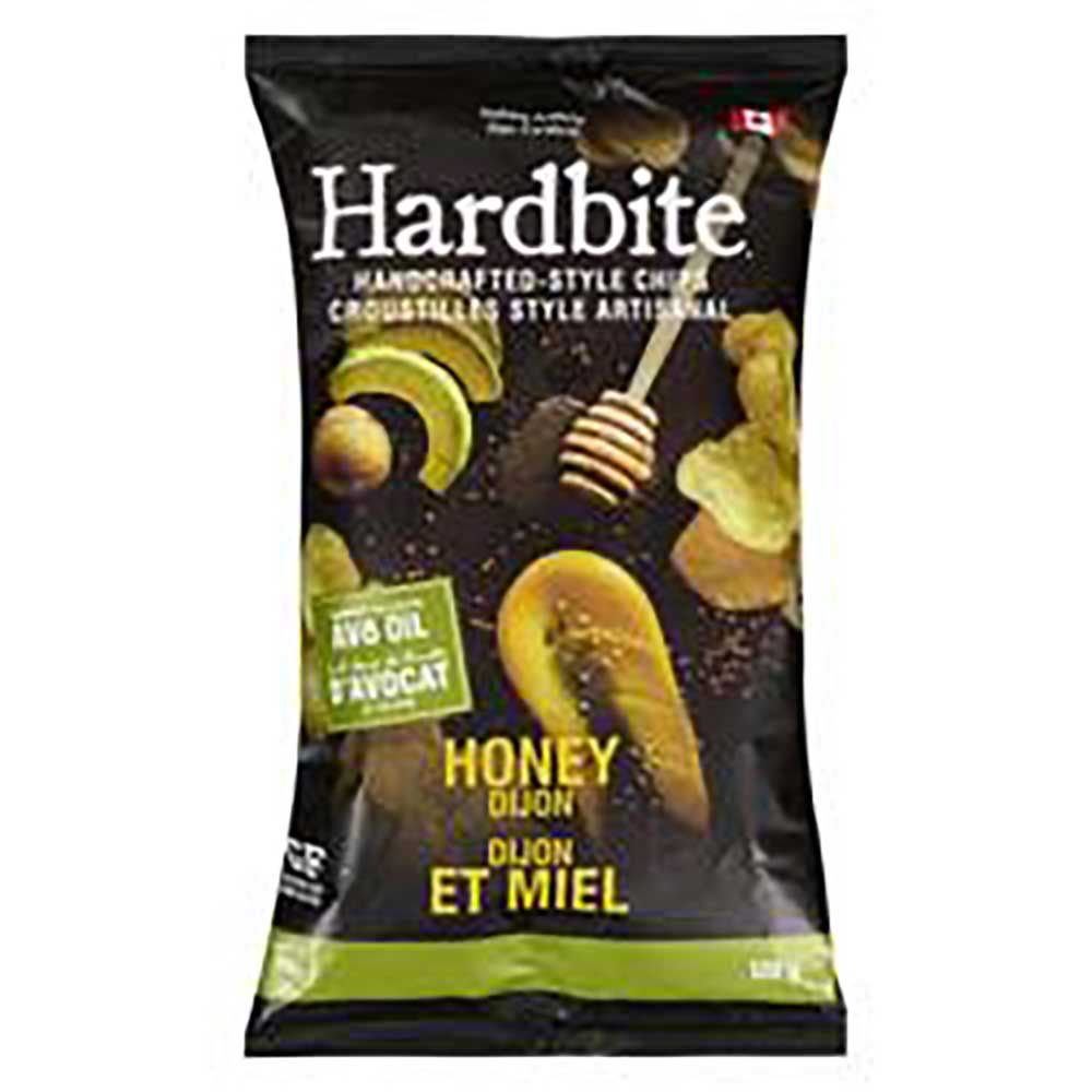 Hardbite Spicy Honey Dijon Potato Chips, 128 G -- 15 Per Case