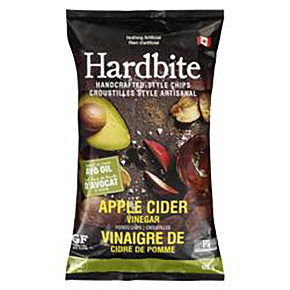 Hardbite Apple Cider Vinegar Potato Chips, 128 G -- 15 Per Case