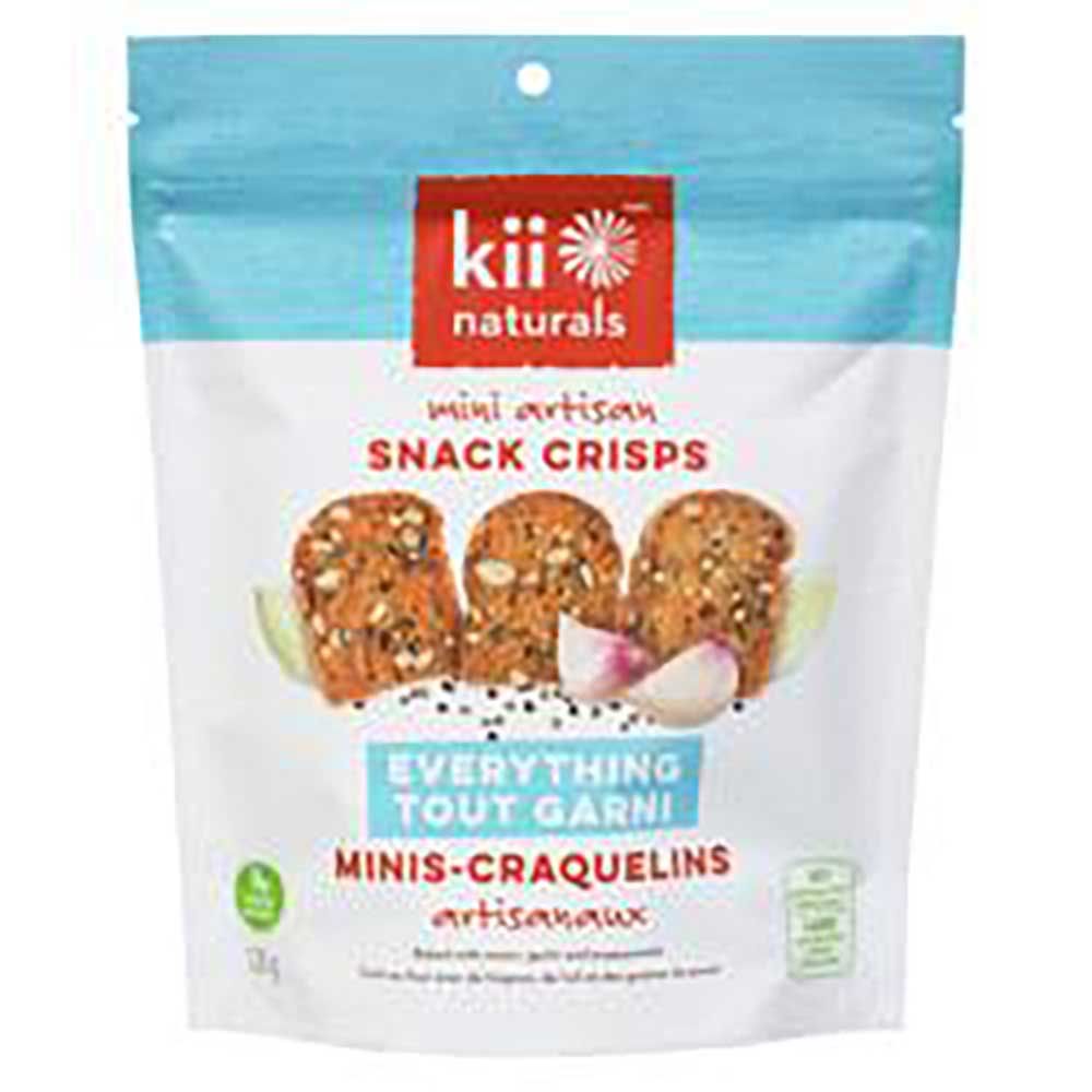 Kii Naturals Everything Artisan Snack Crisps, 120 G -- 12 Per Case