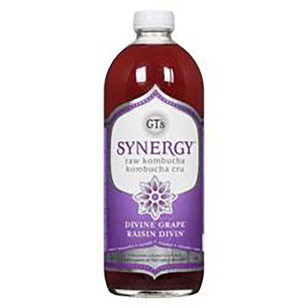 Gt's Synergy Kombucha Au Raisin Divin Biologique Et Cru, 1,4 L -- 6 Par Caisse