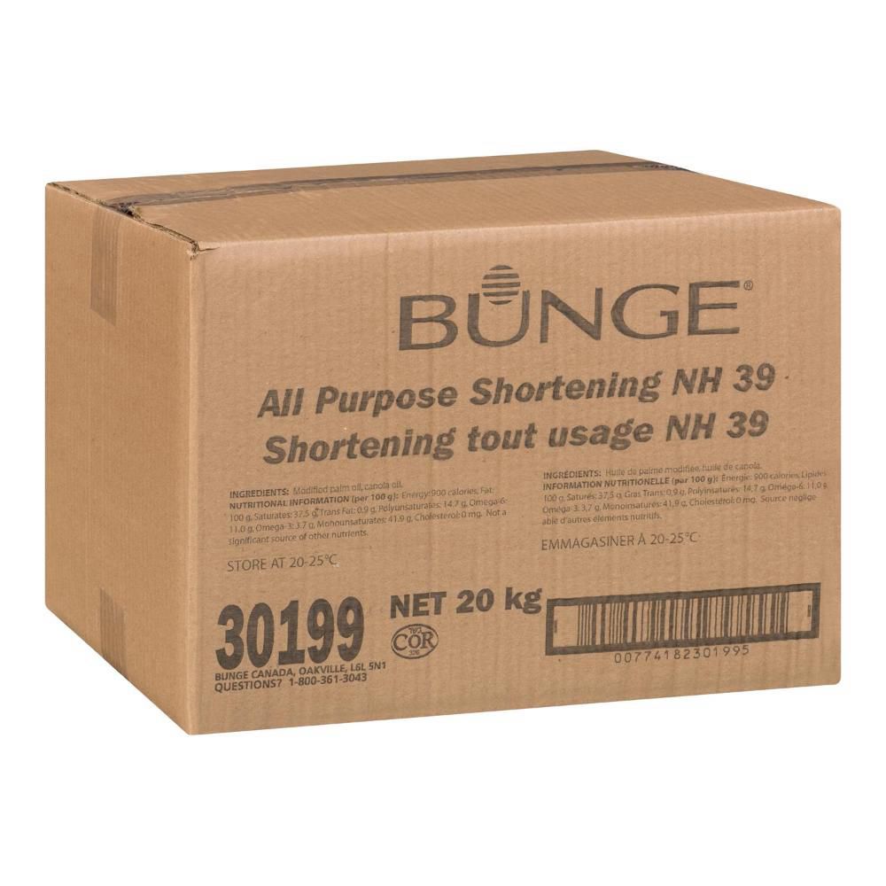Bunge Nh 39 All Purpose Shortening, 20 Kg