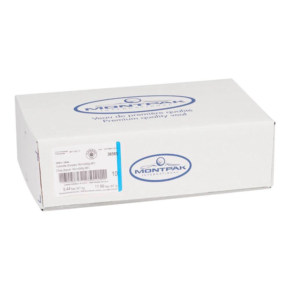 Montpak Milk Fed Frenched Veal Chop, 340 G -- 16 Per Case