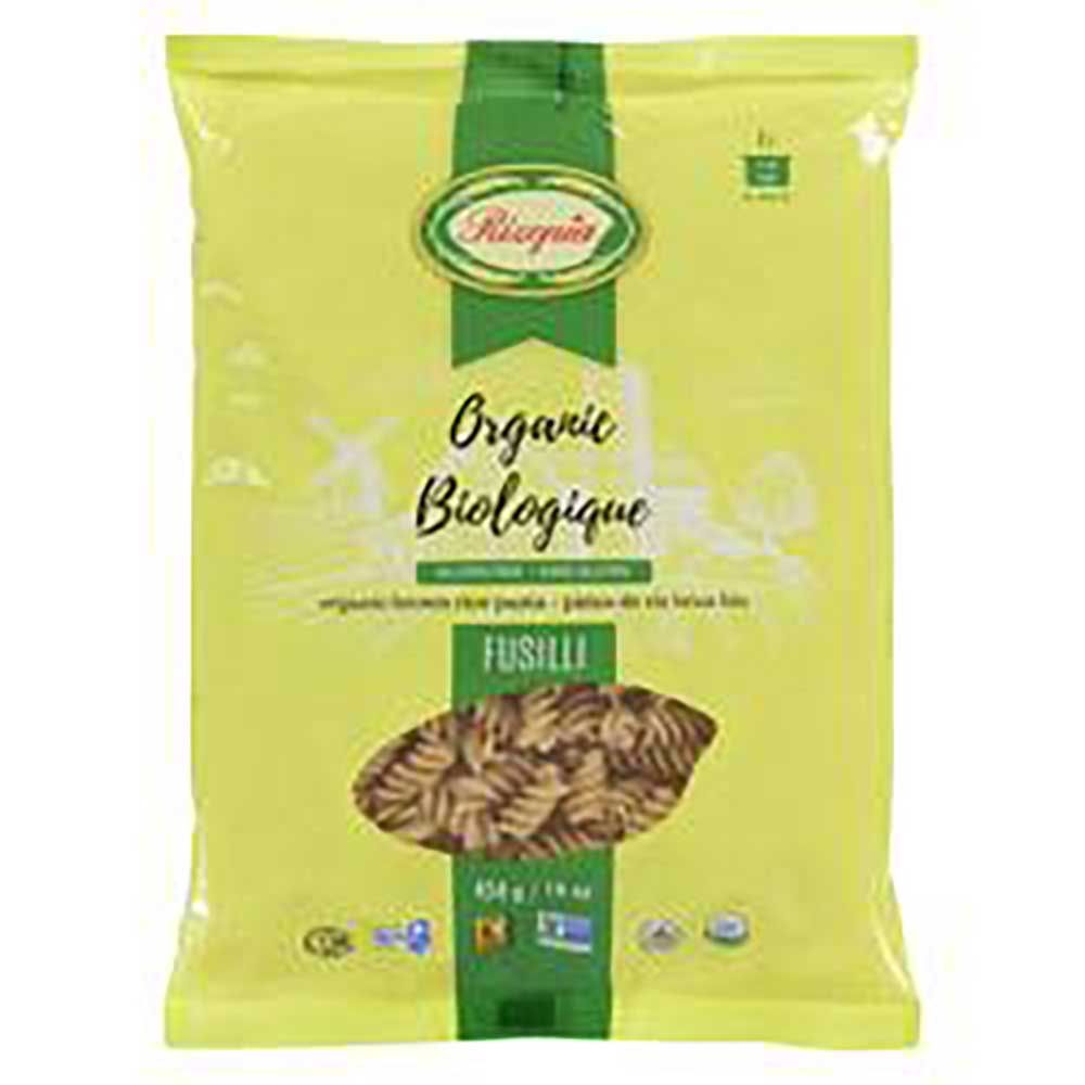 Rizopia Organic Brown Rice Fusilli Pasta, 454 G -- 12 Per Case