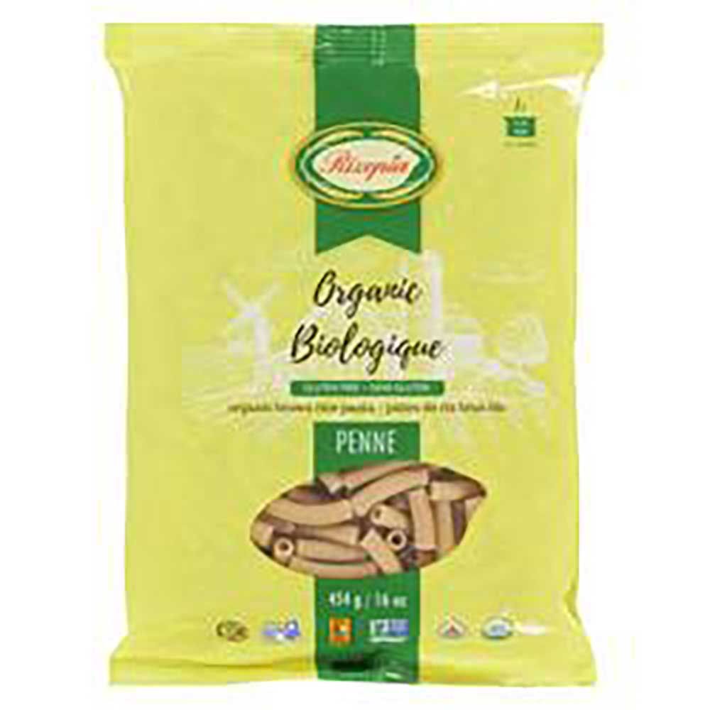 Rizopia Pâtes Penne Au Riz Brun Biologique, 454 G -- 12 Par Boîte