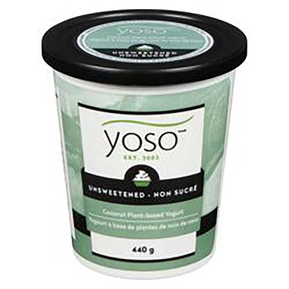 Yoso Unsweetened Coconut Plant Based Yogurt, 440 G -- 6 Per Case