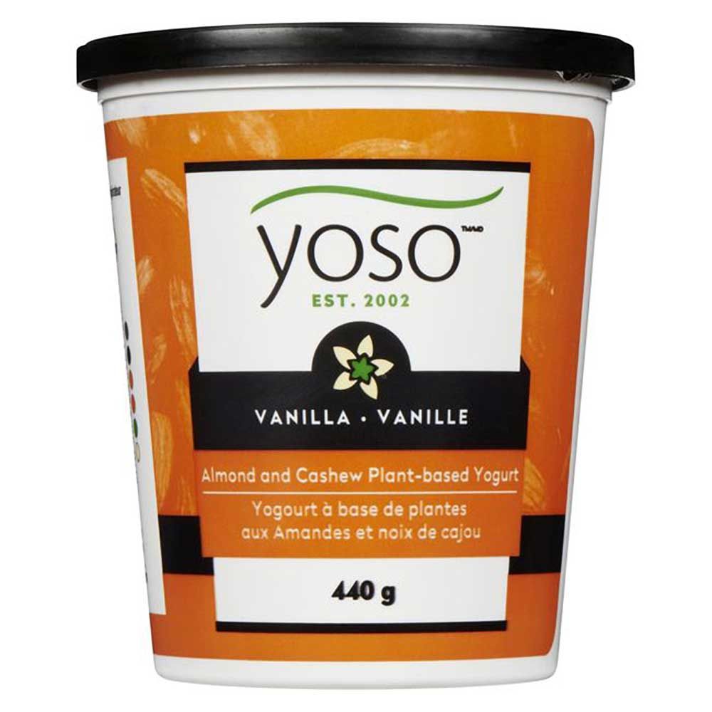Yoso Yaourt Végétal À La Vanille, Aux Amandes Et Aux Noix De Cajou, 440 G -- 6 Par Boîte
