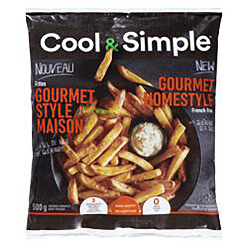 Cool And Simple Gourmet French Fries, 500 G -- 14 Per Case