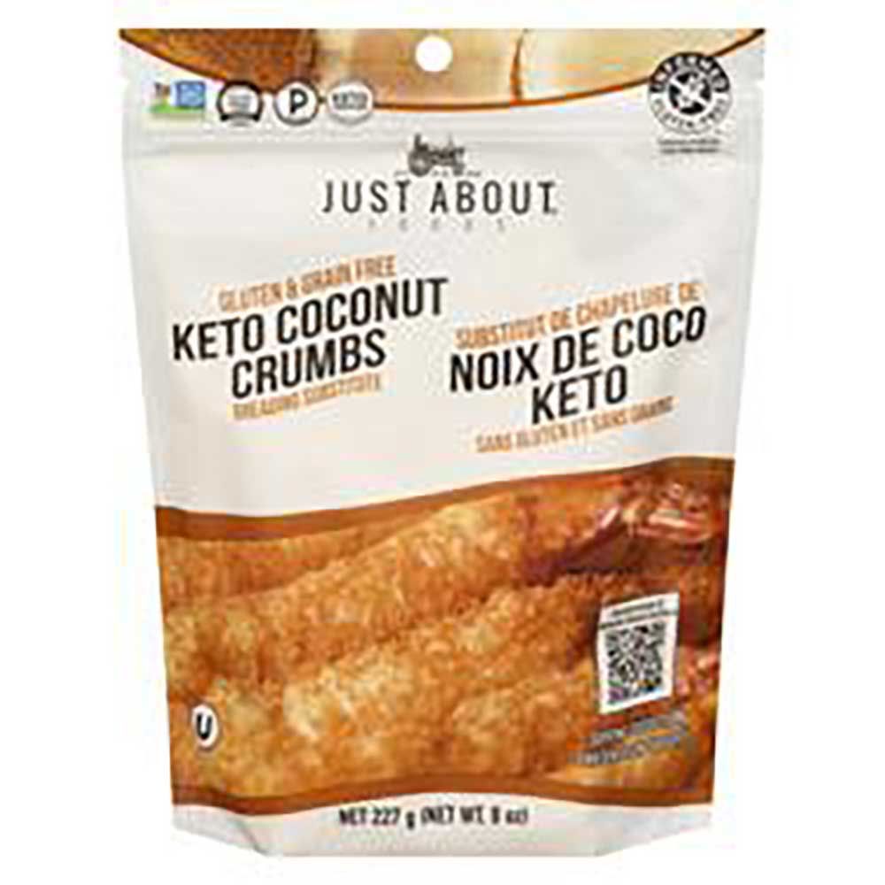 Just About Foods Keto Coconut Crumbs, 227 G -- 6 Per Case