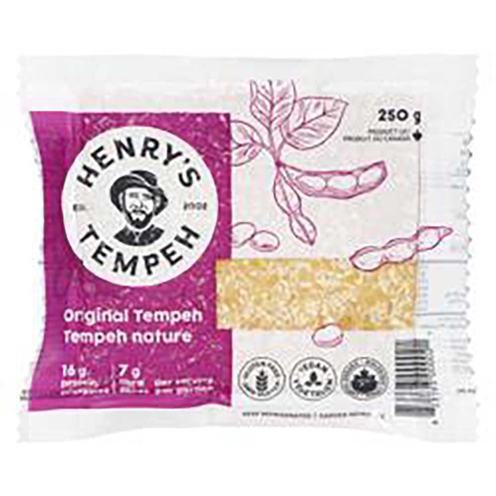 Henry's Tempeh Original Tempeh, 250 G -- 12 Per Case