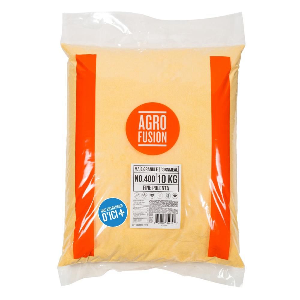 Agrofusion Allrgen Free No.400 Polenta Fine Yellow Cornmeal, 10 Kg