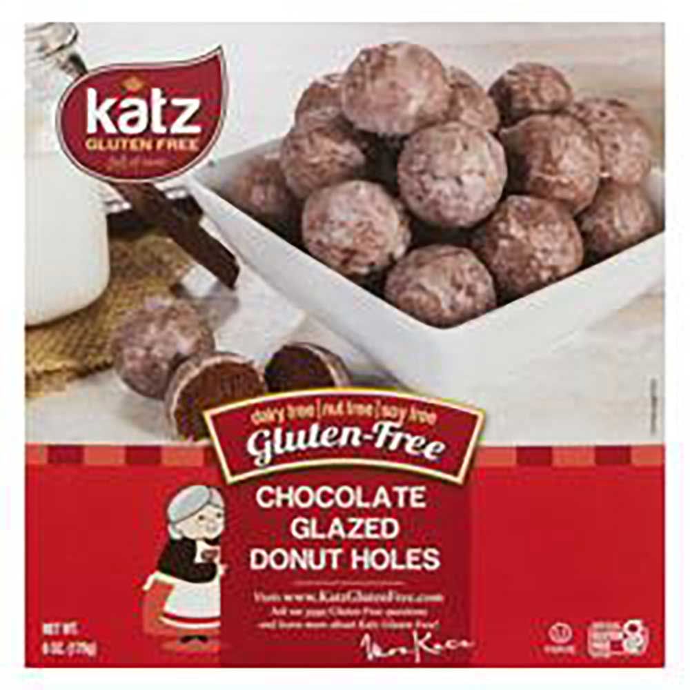 Katz Chocolate Glazed Donut Holes, 170 G -- 6 Per Case