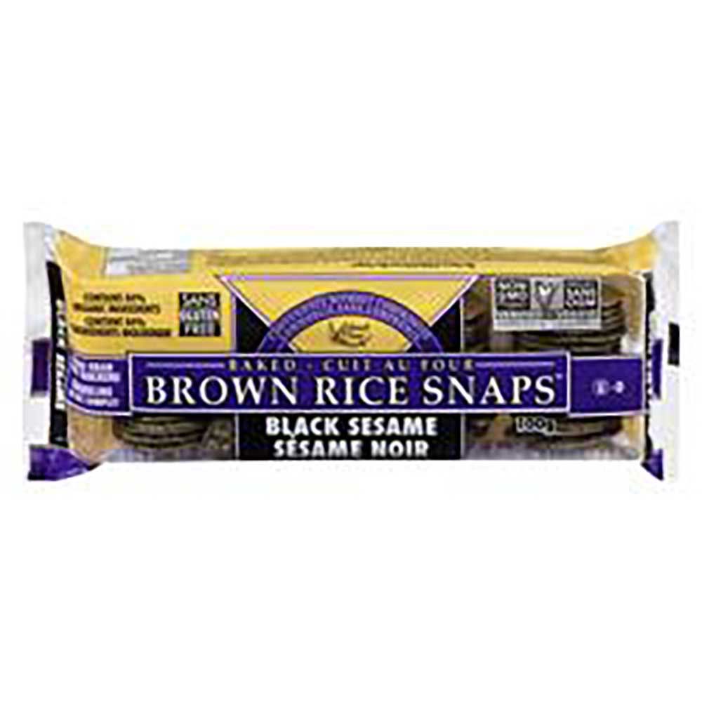 Edward And Sons Biscuits De Riz Brun Au Sésame Noir Sans Gluten, 100 G -- 12 Par Boîte