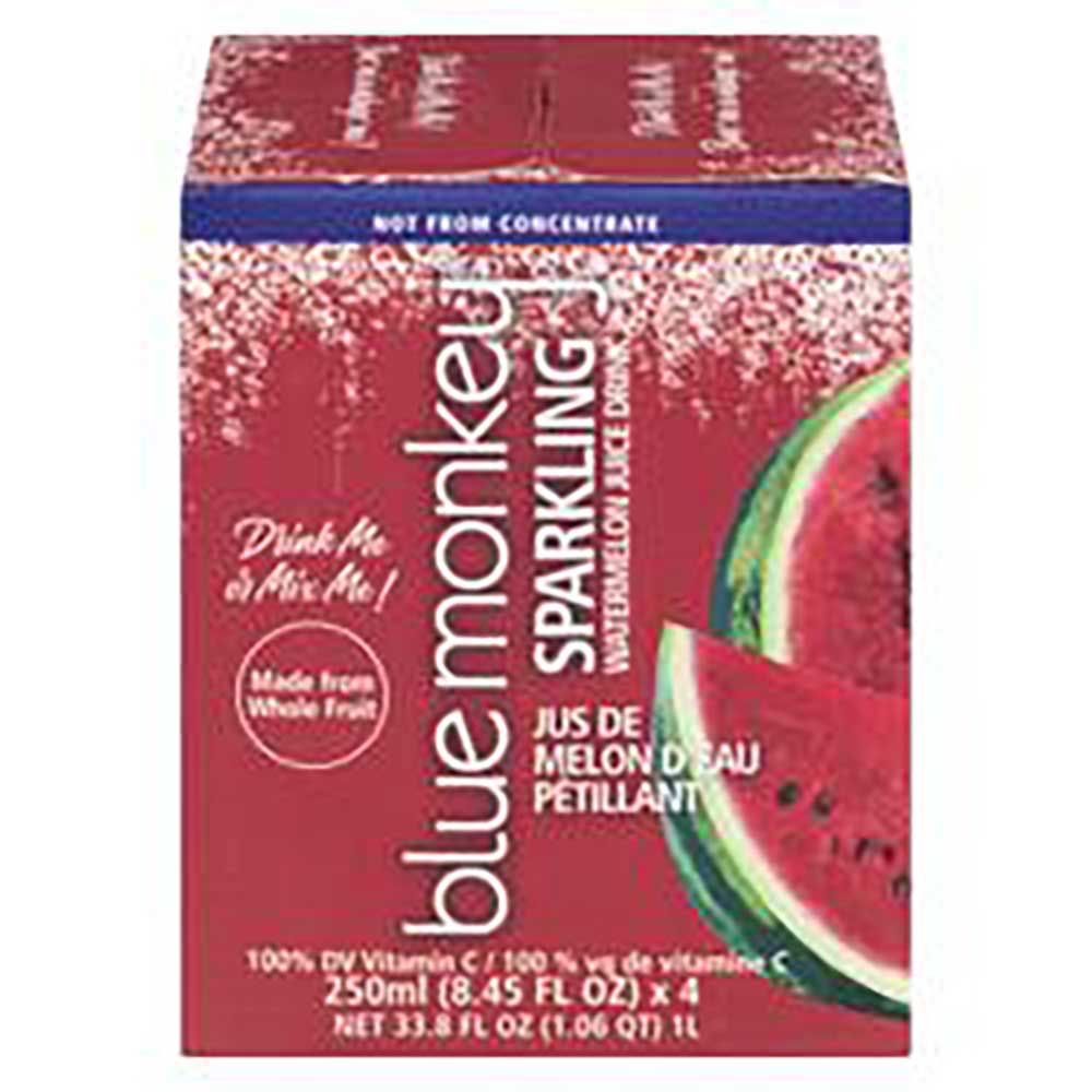 Blue Monkey Sparkling Watermelon Juice, 1 L -- 6 Per Case