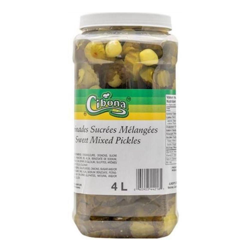 Cibona Sweet Mixed Pickles, 4 L -- 2 Per Case
