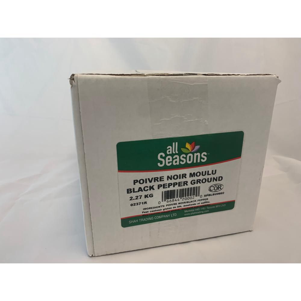 All Seasons Black Pepper Ground, 2.27 Kg