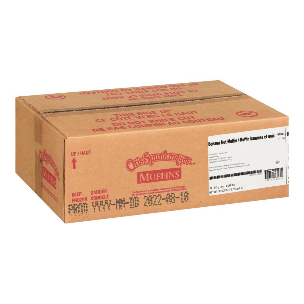 Otis Spunkmeyer Cooked Banana/nut Muffin, 113 G -- 24 Per Case