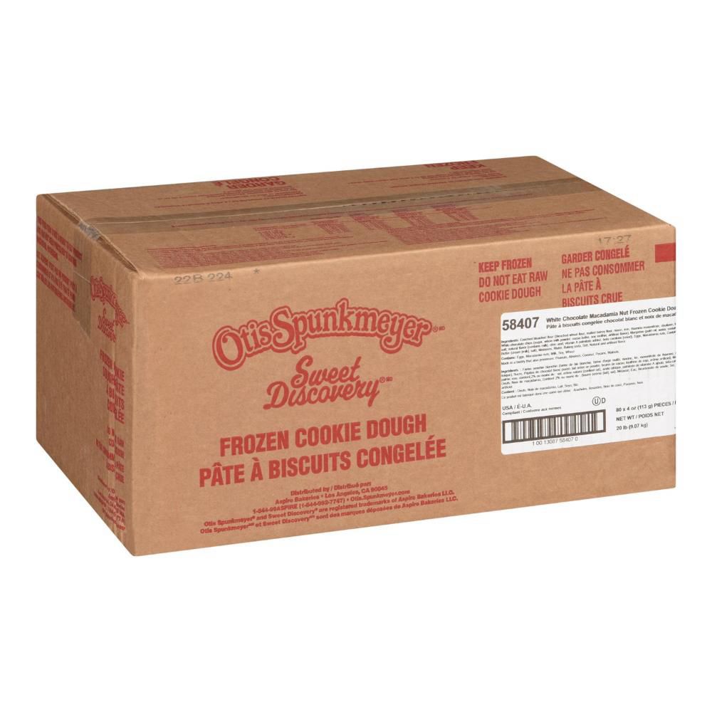 Otis Spunkmeyer White Chocolate Macadamia Nut Cookie Dough, 113 G -- 80 Per Case