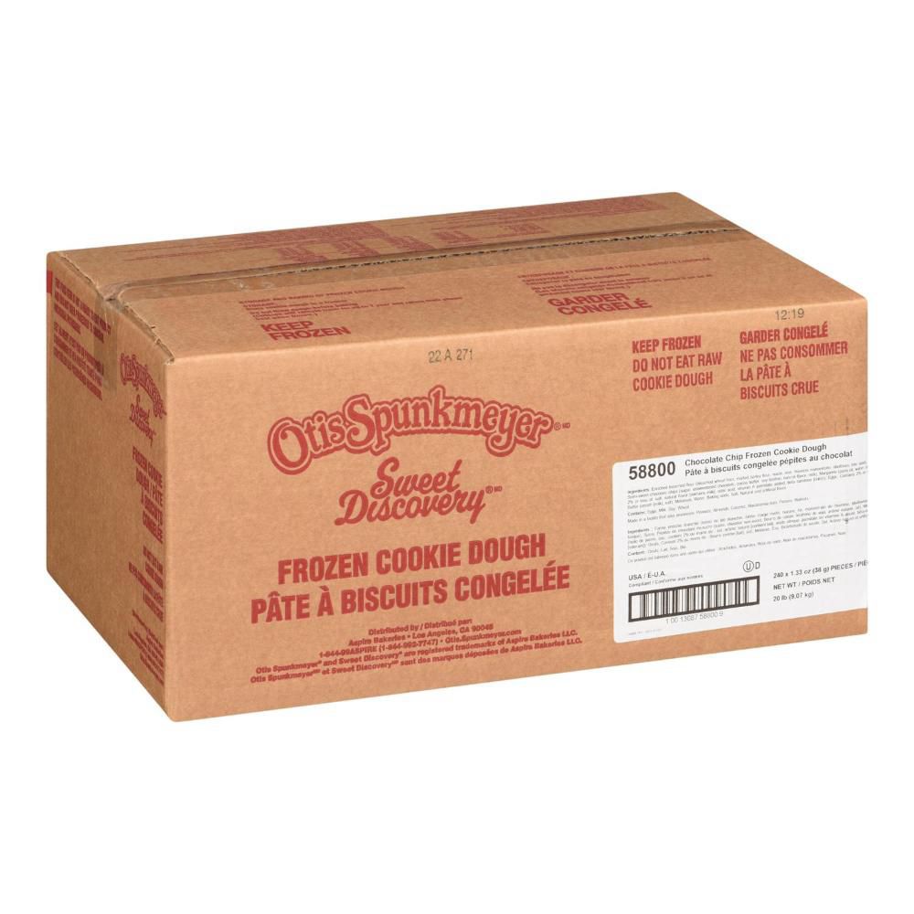 Otis Spunkmeyer Pâte À Biscuits Aux Pépites De Chocolat Sweet Discovery, 38 G -- 240 Par Boîte