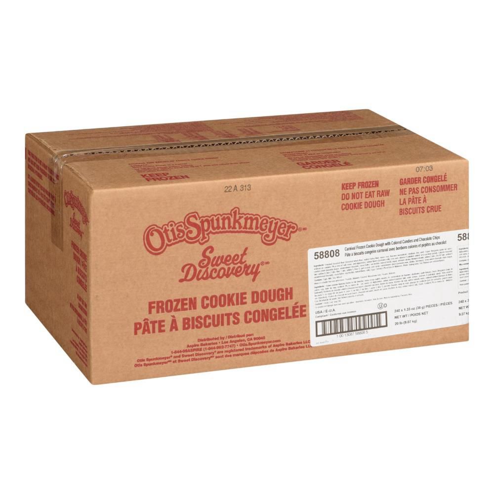Otis Spunkmeyer Pâte À Biscuits Sweet Discovery Carnival, 38 G -- 240 Par Boîte