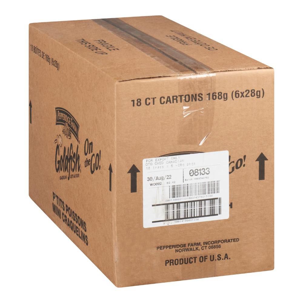 Pepperidge Farm Craquelins Au Fromage Cheddar Goldfish, 28 G -- 108 Par Boîte