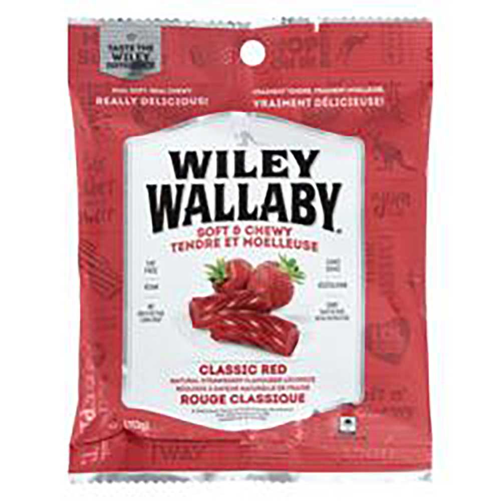 Wiley Wallaby Bonbons À La Réglisse Rouge Originaux, 113 G -- 24 Par Boîte