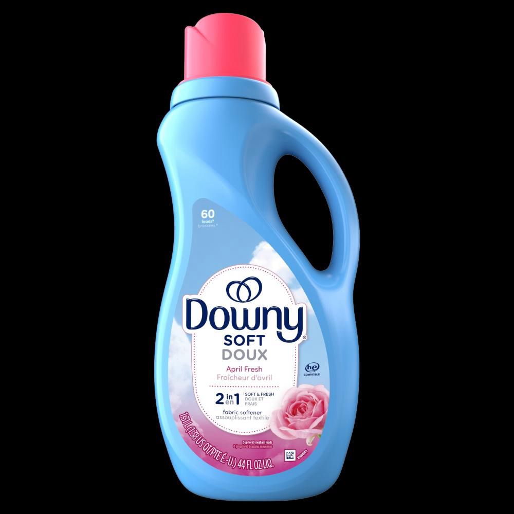 Downy April Fresh 60 Loads Liquid Fabric Softener, 1.31 L -- 6 Per Case