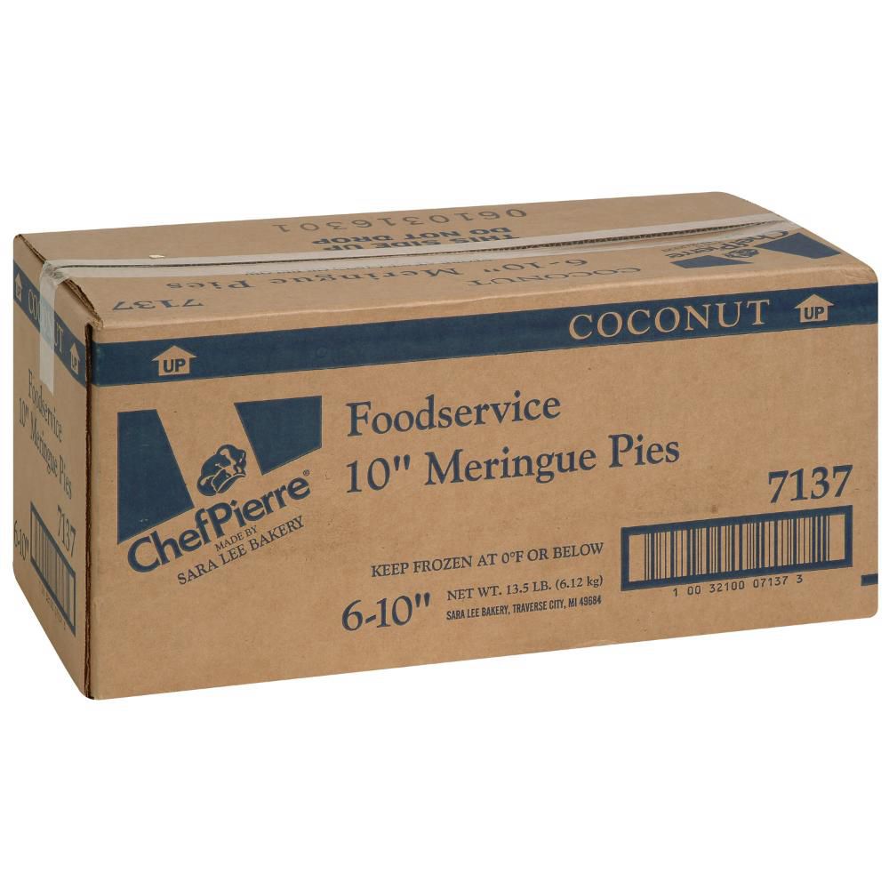 Chef Pierre 10 In Coconut Meringue Pie, 1020 G -- 6 Per Case
