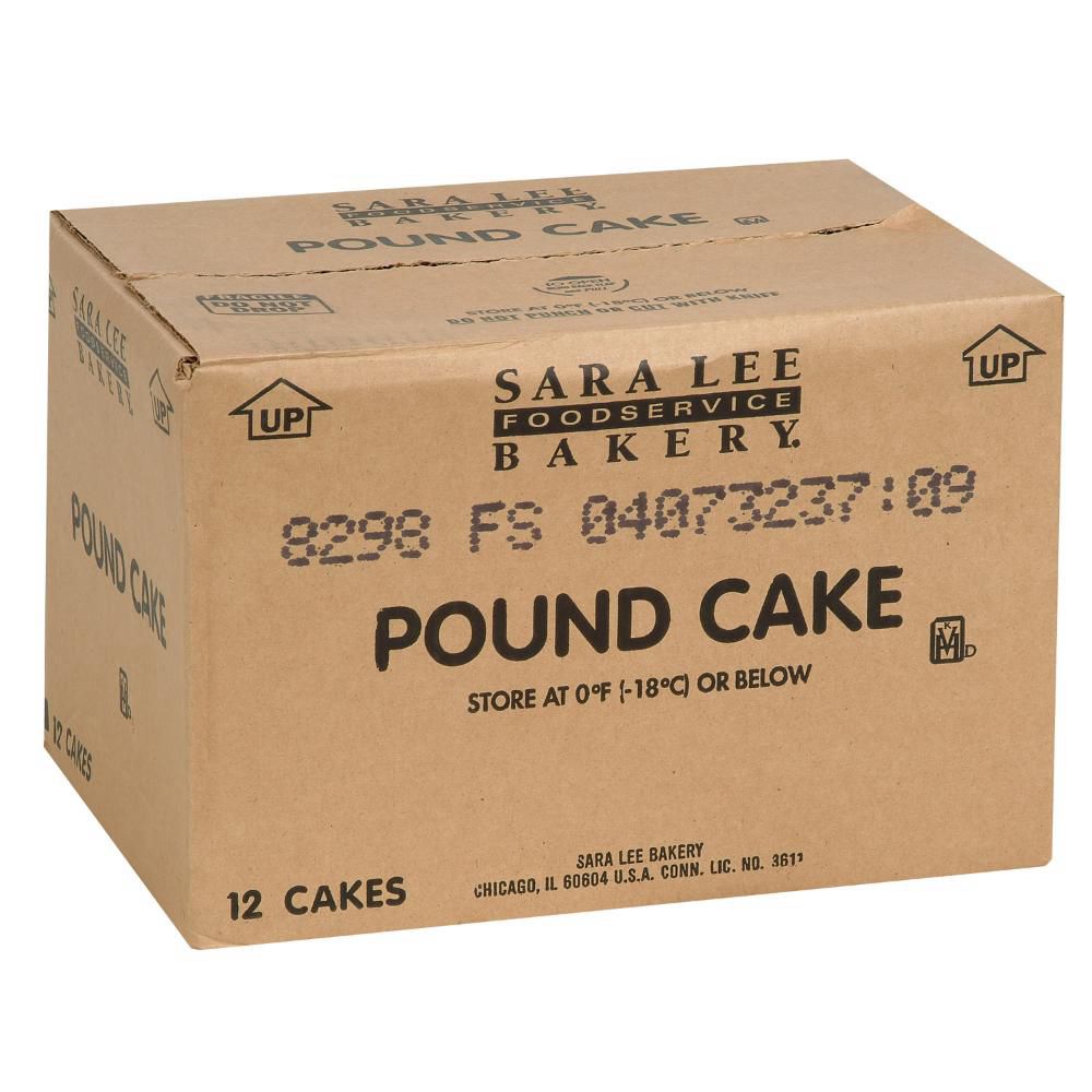 Sara Lee Large Pound Cake, 453 G -- 12 Per Case