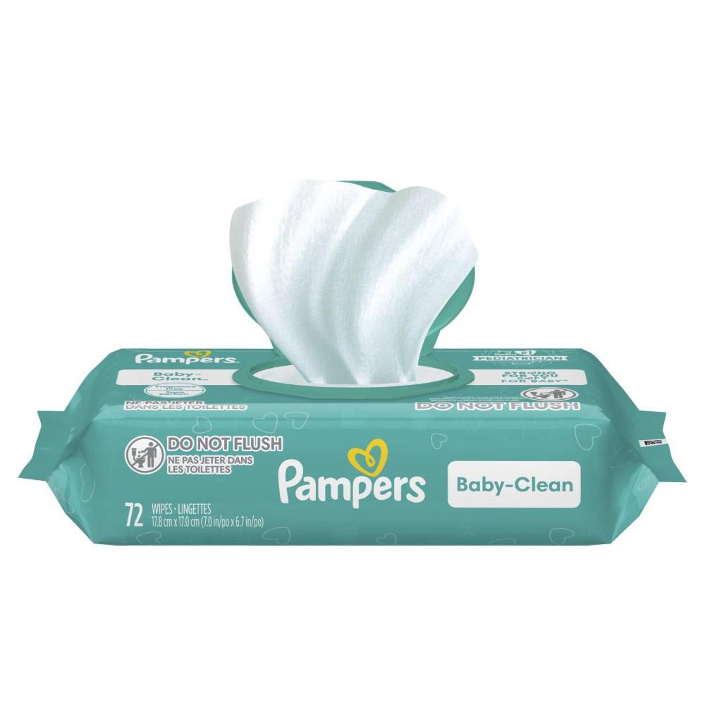 Pampers Baby Wipes, 72 Count -- 8 Per Case