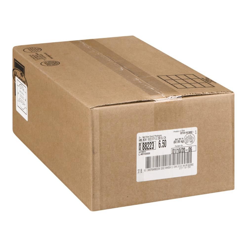 Bacon One Smoked Fully Cooked Bacon, 144 Count -- 2 Per Case