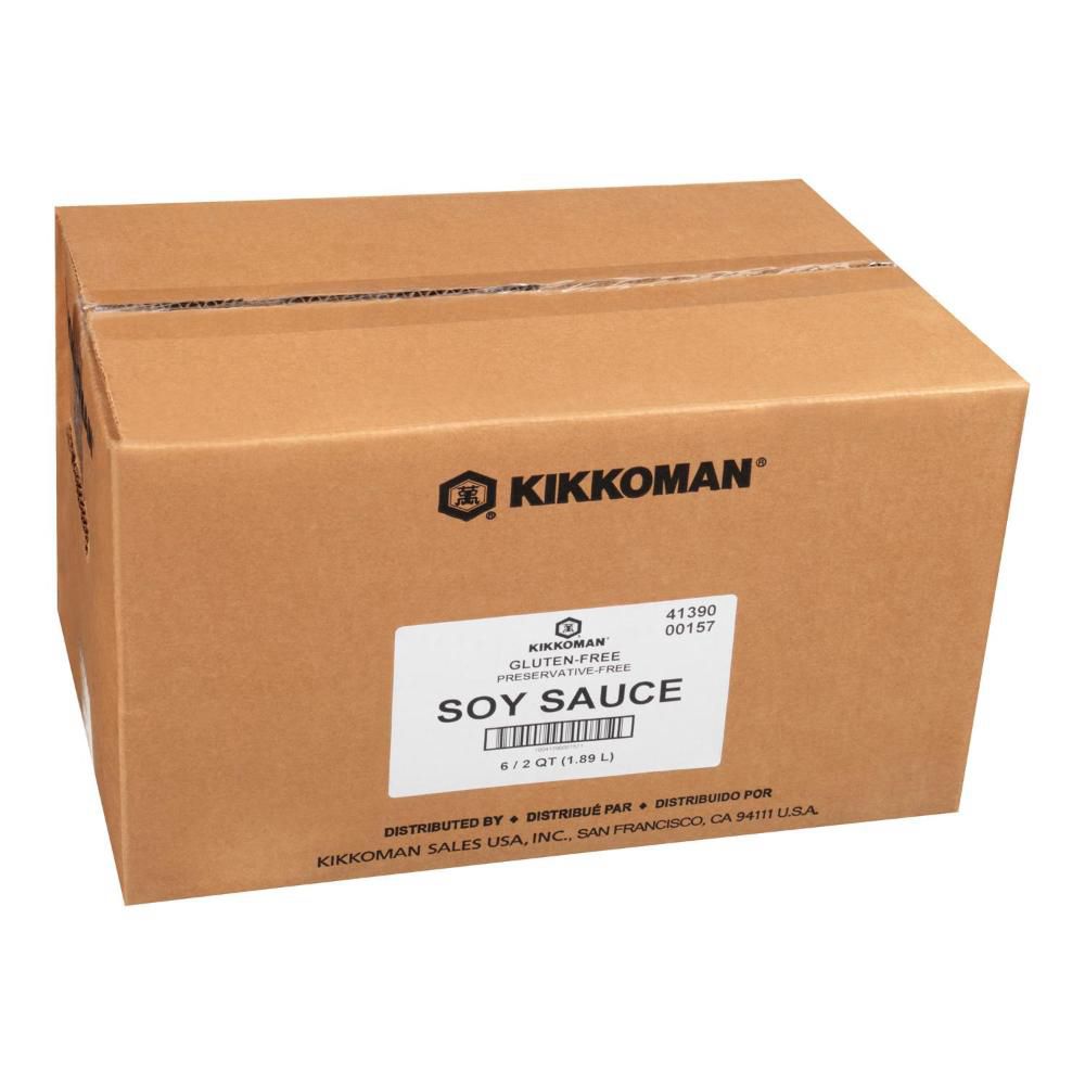 Kikkoman Sauce Soja Sans Gluten, 0,5 Gal -- 6 Par Caisse