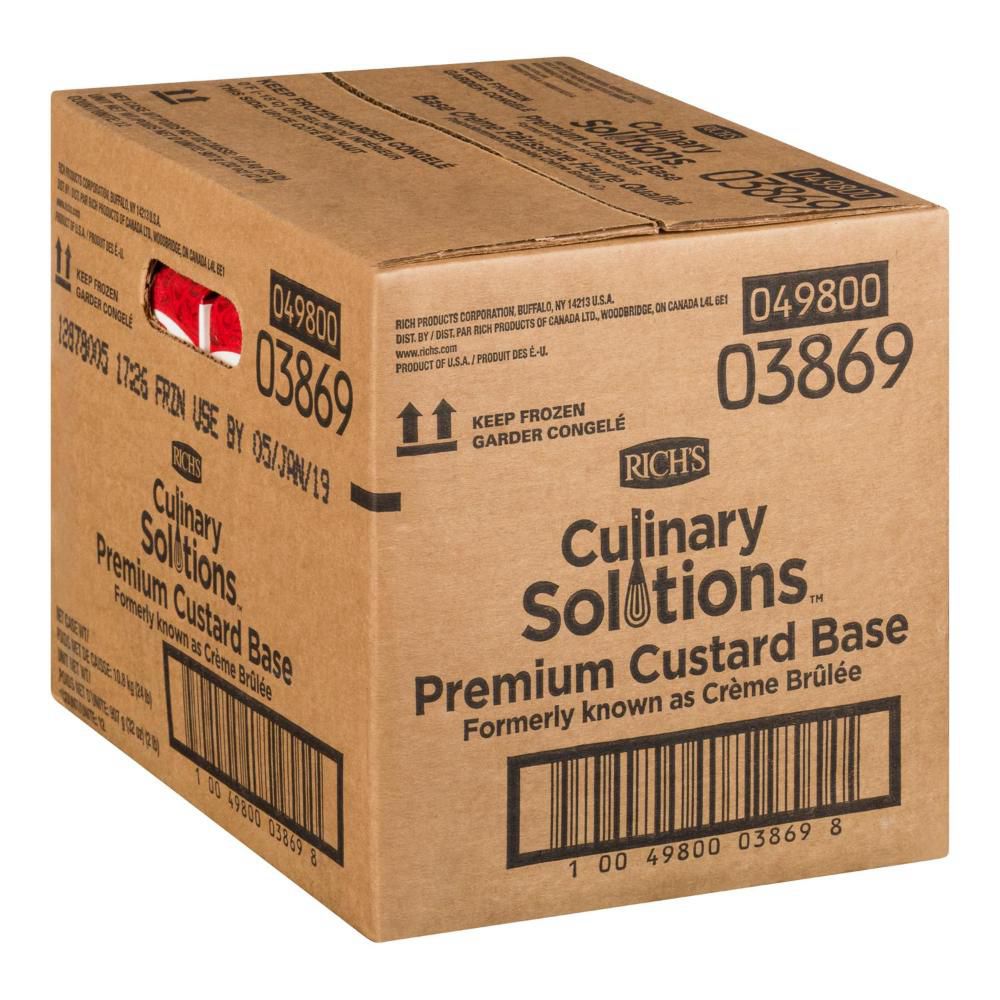 Rich's Premium Custard Base, 908 G -- 12 Per Case