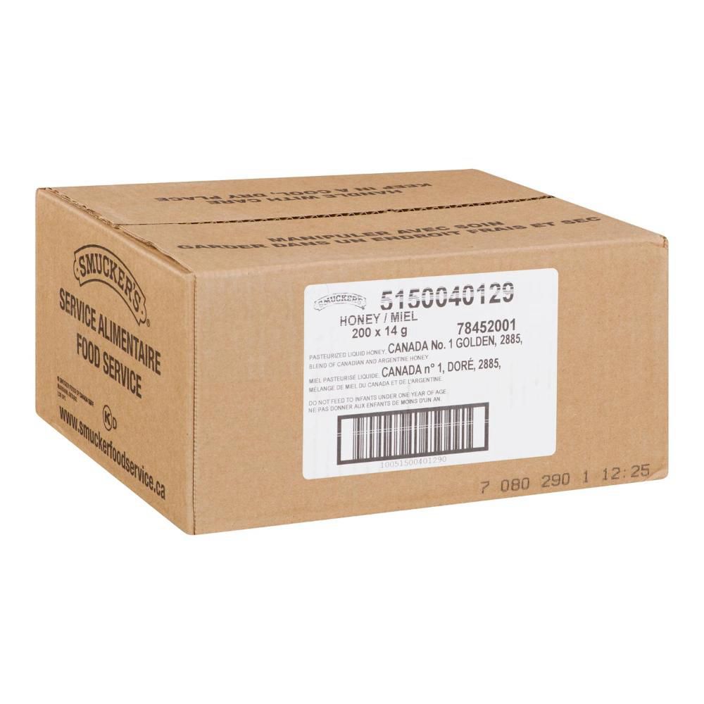Smuckers Pure Honey, 14 G -- 200 Per Case