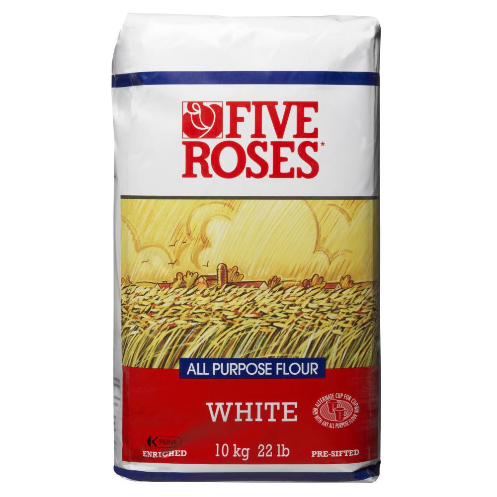 Five Roses White All Purpose Flour, 10 Kg -- 2 Per Case