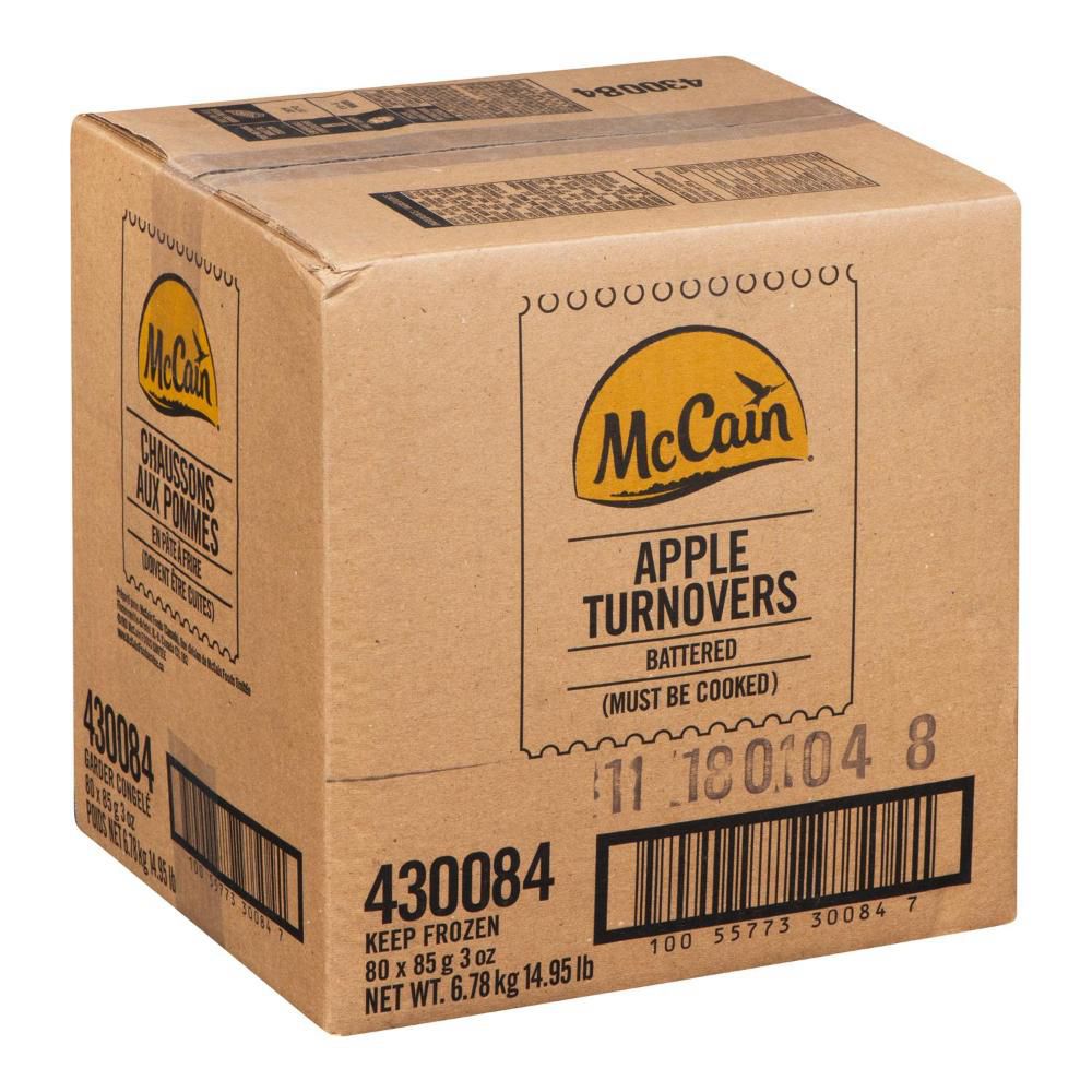 Mccain Battered Turnover Apple With Sleeve, 85 G -- 80 Per Case