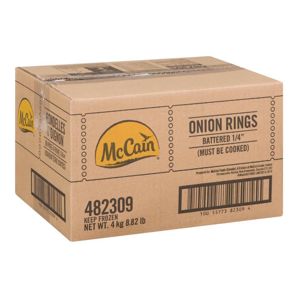 Mccain 1/4 In Battered Onion Ring, 4 Kg
