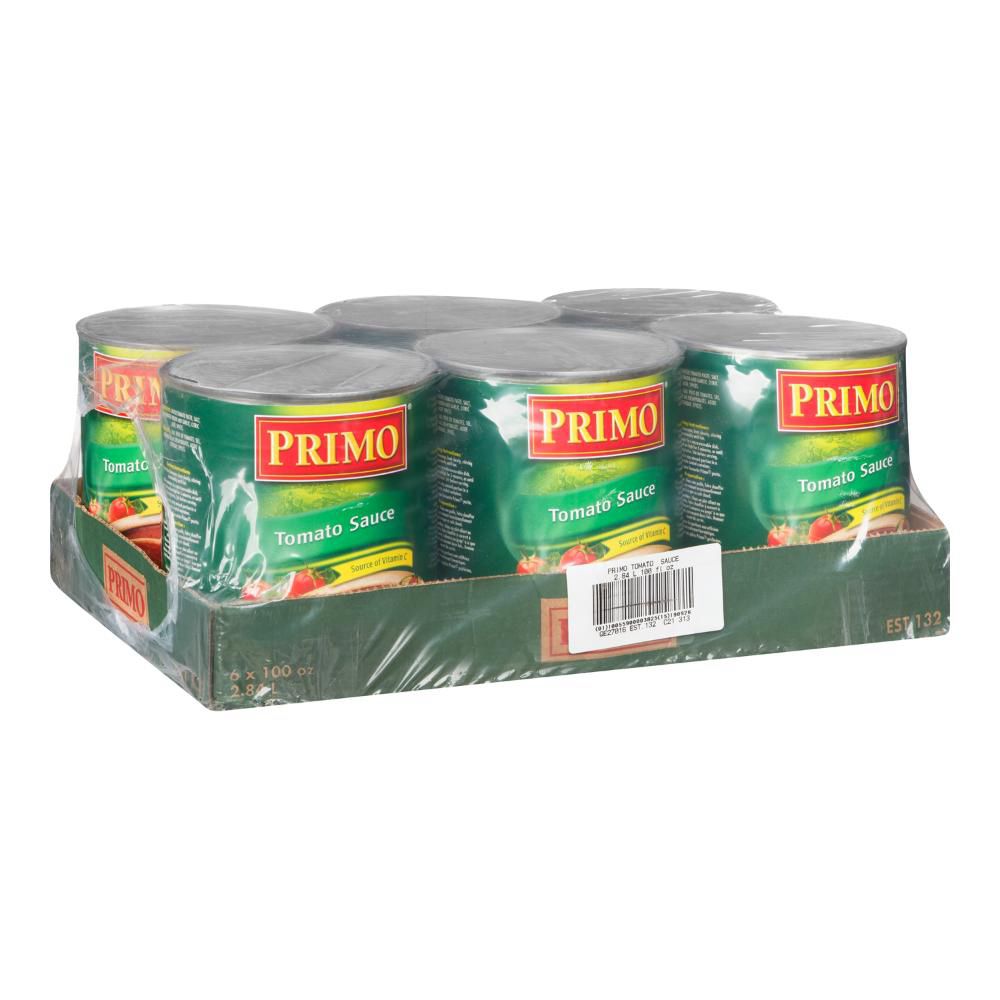 Primo Sauce Tomate, 2,84 L -- 6 Par Caisse