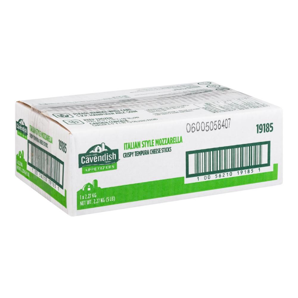 Cavendish Bâtonnets De Mozzarella Croustillants À L'italienne, Tempura, 2,27 Kg